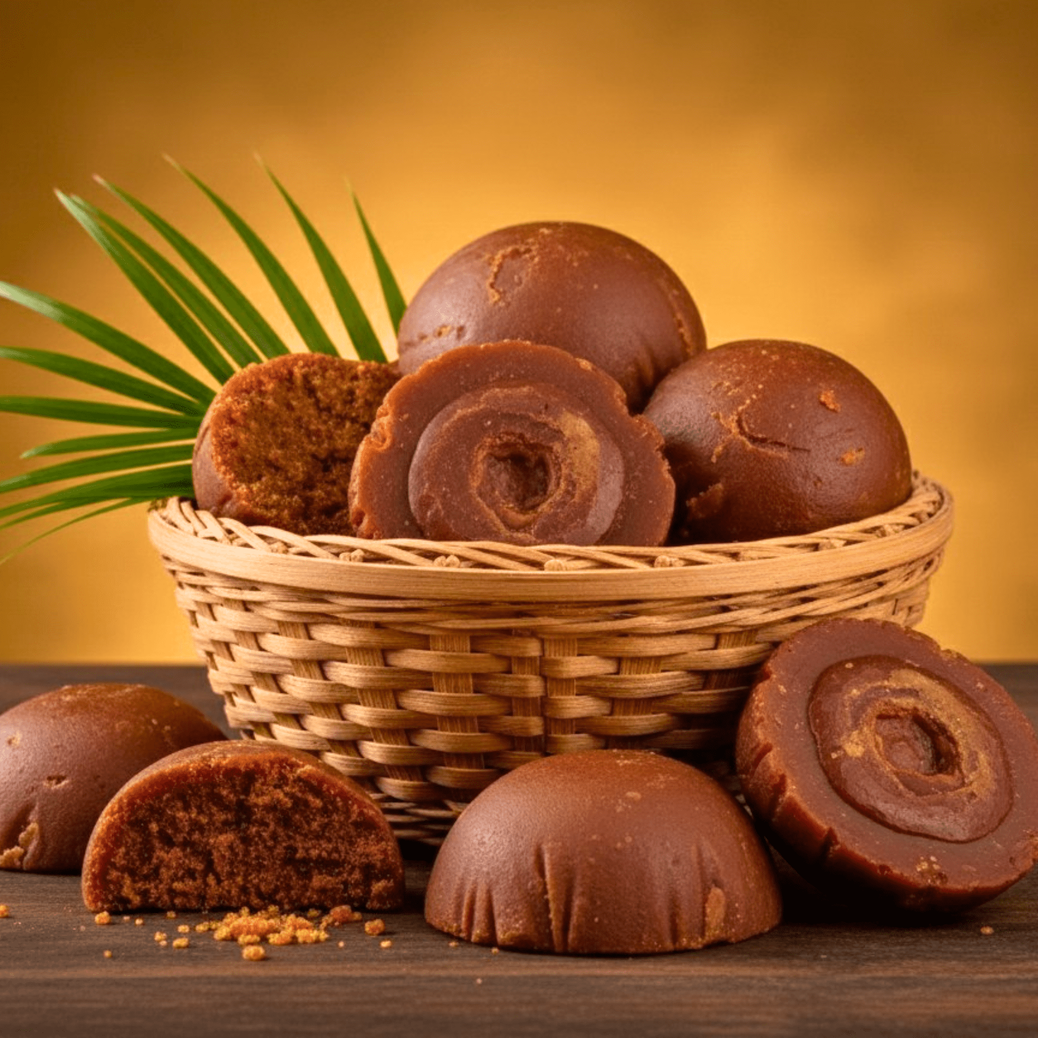 গোল পাটালি গুড়